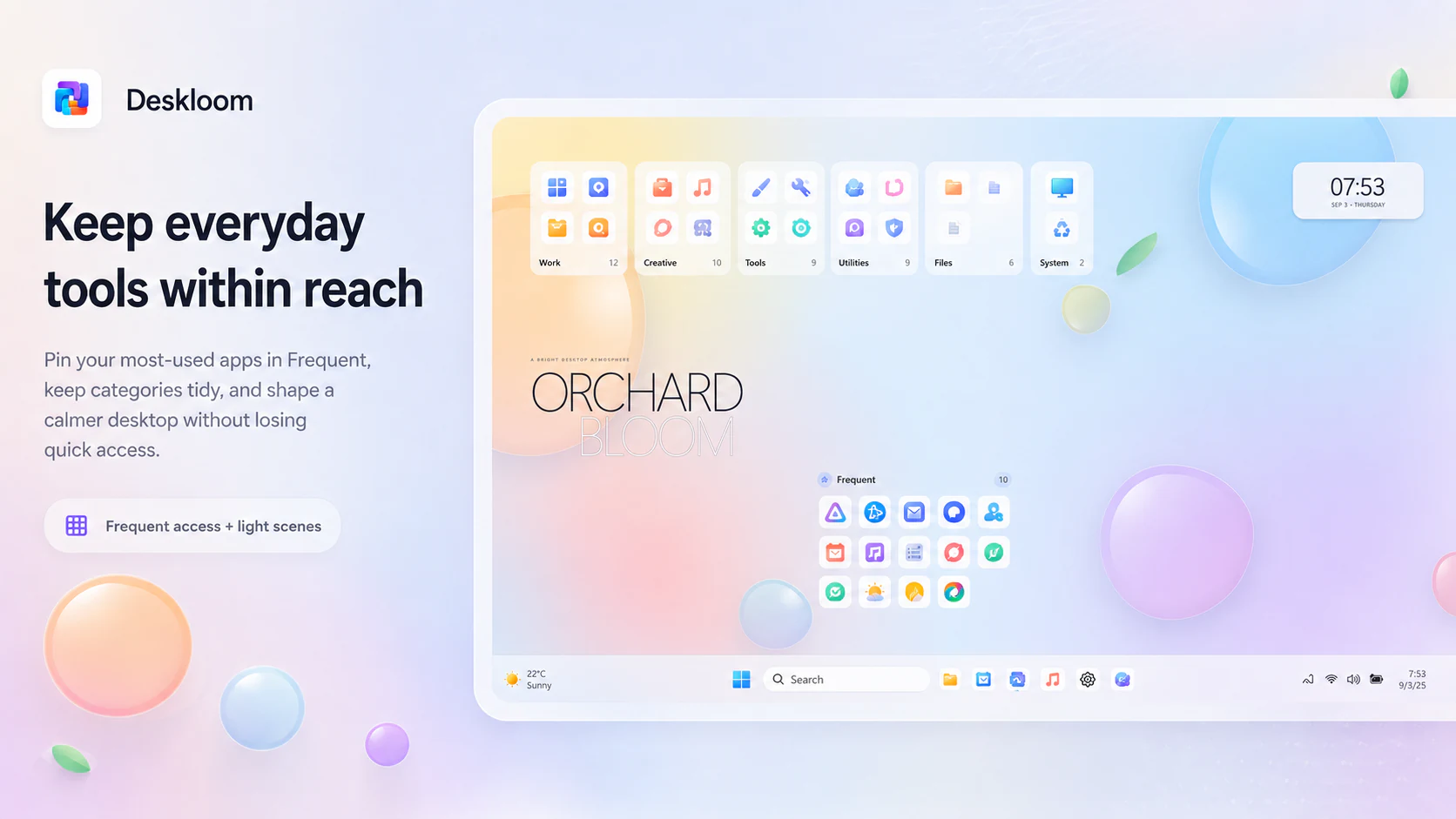 Everyday tools within reach